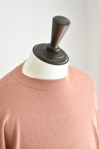 [NEW]Olde H&Daughter / SILK PLAIN STITCH CREW NECK KNITWEAR