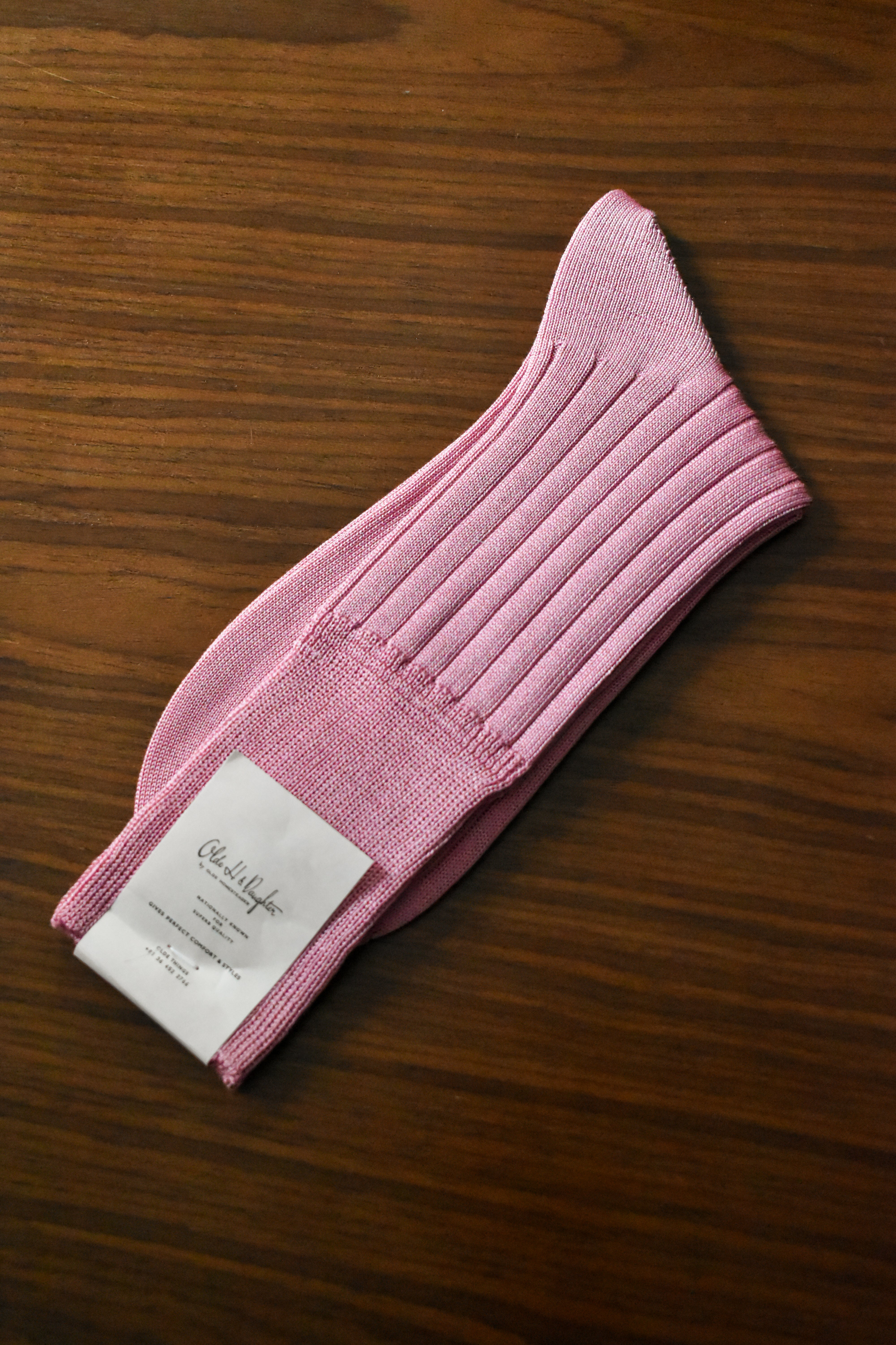 Olde H&Daughter / SILK RIB SOCKS