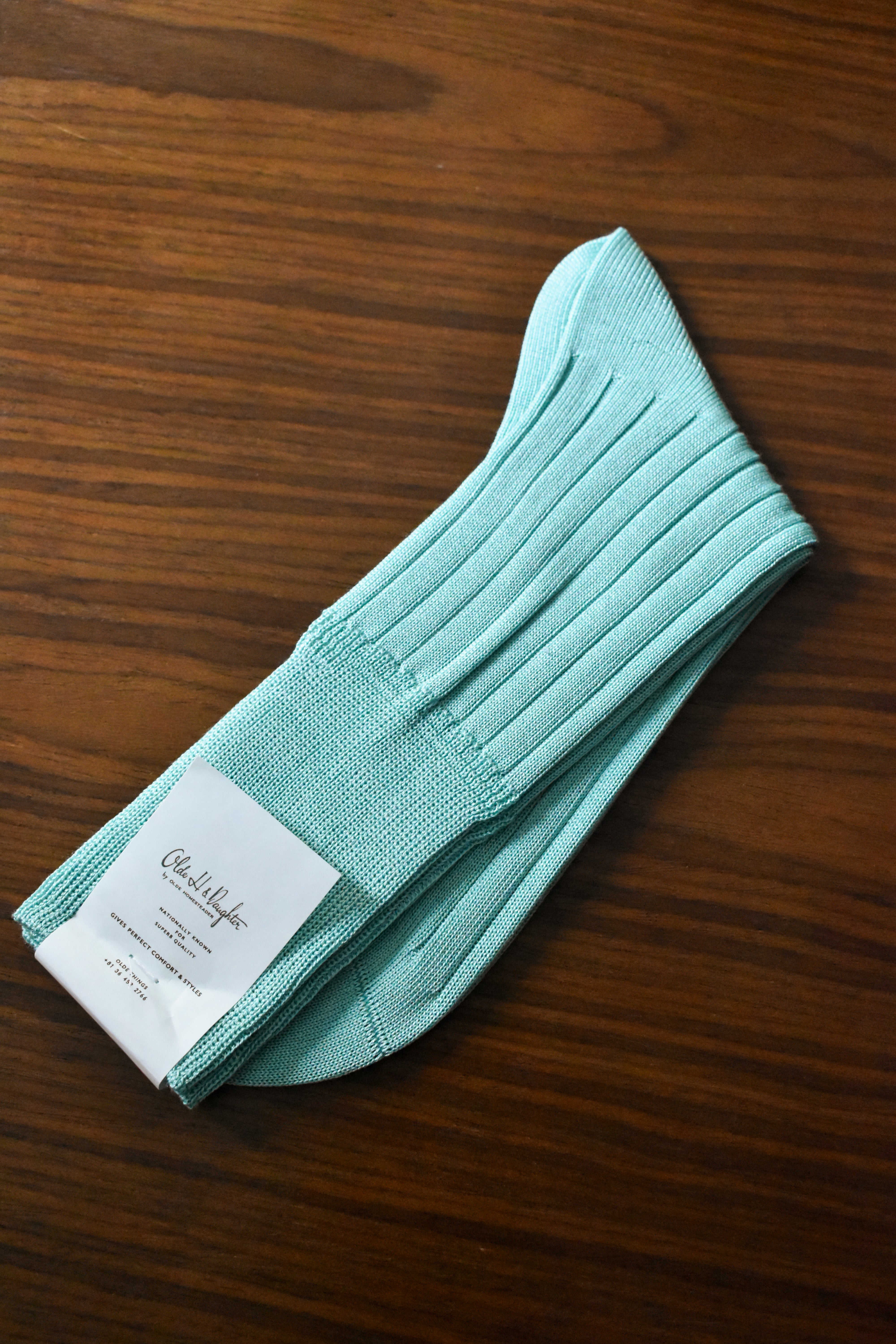 Olde H&Daughter / SILK RIB SOCKS